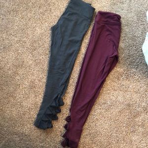 2 pair VS sport yoga pants